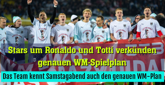 Das Team kennt Samstagabend auch den genauen WM-Plan