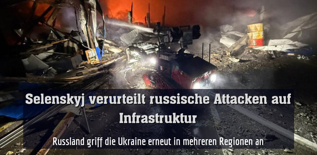 Russland griff die Ukraine erneut in mehreren Regionen an