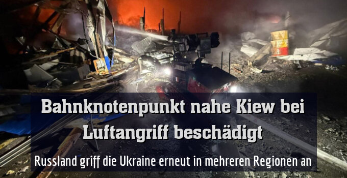 Russland griff die Ukraine erneut in mehreren Regionen an