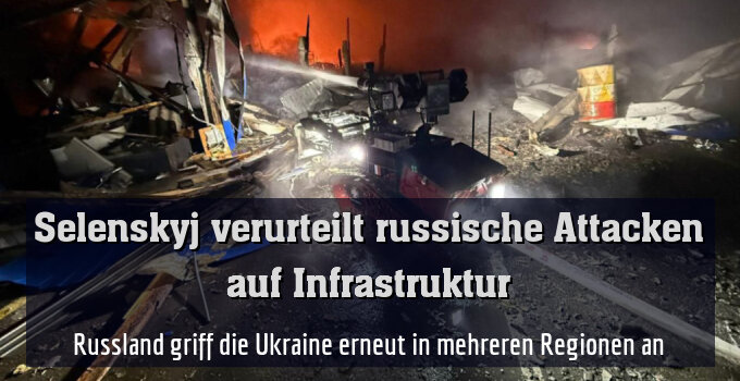 Russland griff die Ukraine erneut in mehreren Regionen an