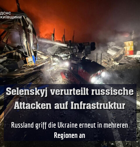 Russland griff die Ukraine erneut in mehreren Regionen an