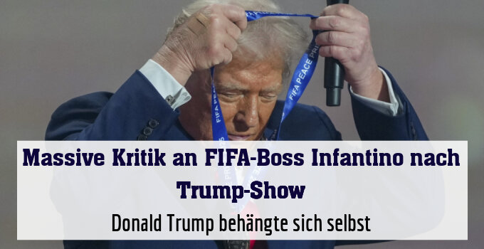 Donald Trump behängte sich selbst