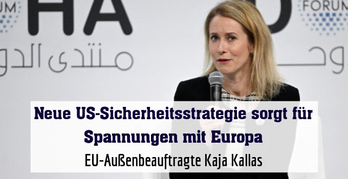 EU-Außenbeauftragte Kaja Kallas