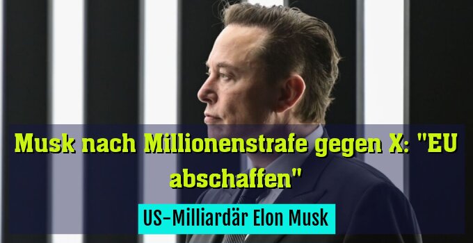 US-Milliardär Elon Musk