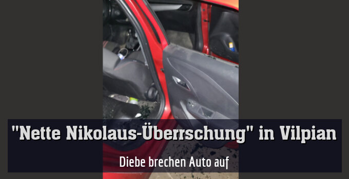 Diebe brechen Auto auf