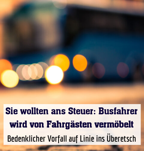 Bedenklicher Vorfall auf Linie ins Überetsch