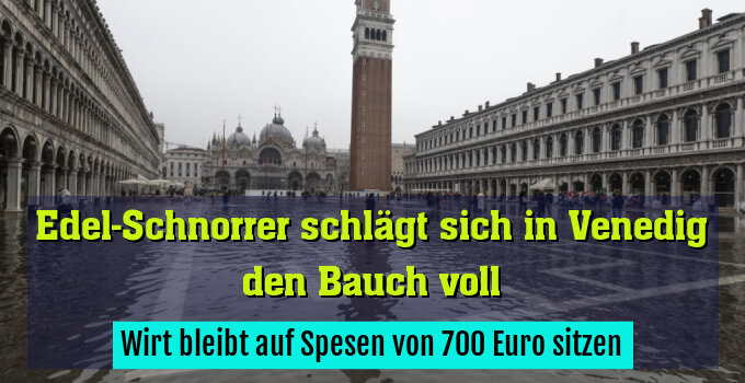 Wirt bleibt auf Spesen von 700 Euro sitzen