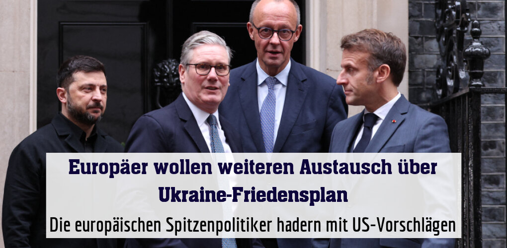 Die europäischen Spitzenpolitiker hadern mit US-Vorschlägen