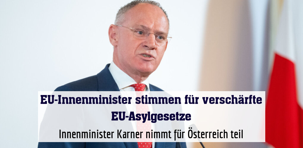 Innenminister Karner nimmt für Österreich teil
