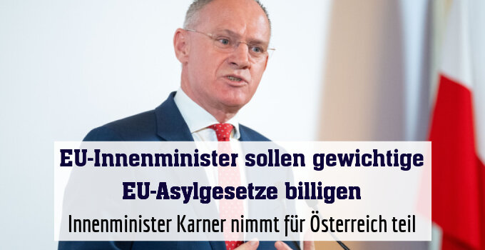 Innenminister Karner nimmt für Österreich teil