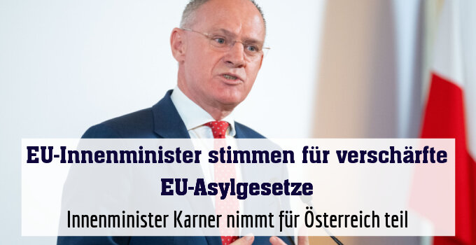 Innenminister Karner nimmt für Österreich teil