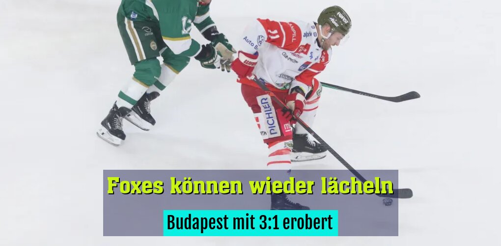 Budapest mit 3:1 erobert