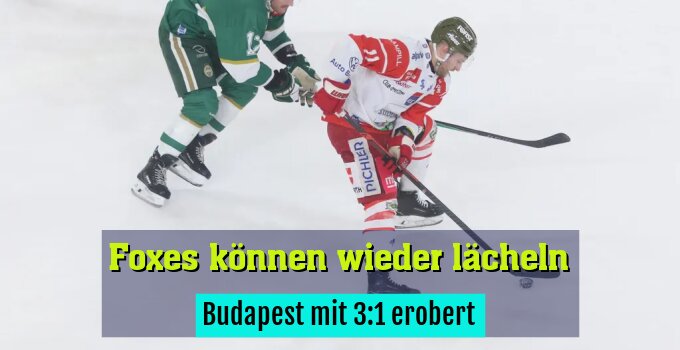 Budapest mit 3:1 erobert