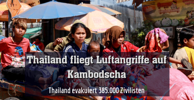 Auf beiden Seiten werden viele Menschen evakuiert