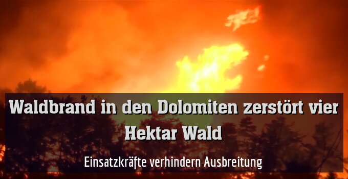Einsatzkräfte verhindern Ausbreitung