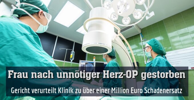 Gericht verurteilt Klinik zu über einer Million Euro Schadenersatz