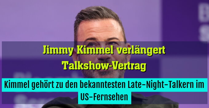 Kimmel gehört zu den bekanntesten Late-Night-Talkern im US-Fernsehen