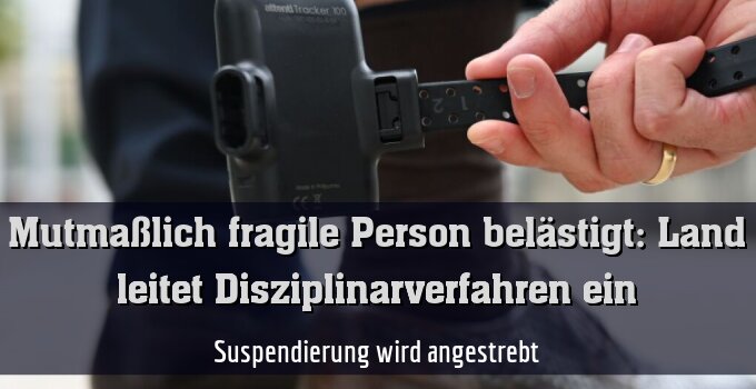 Suspendierung wird angestrebt