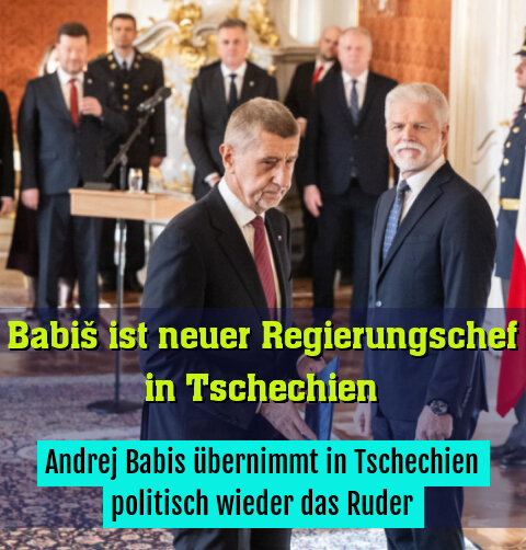 Babis ist von Präsident Pavel zum Ministerpräsidenten angelobt worden