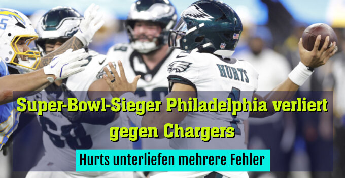 Hurts unterliefen mehrere Fehler