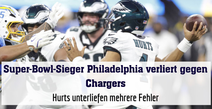 Hurts unterliefen mehrere Fehler