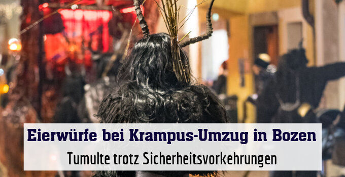 Tumulte trotz Sicherheitsvorkehrungen