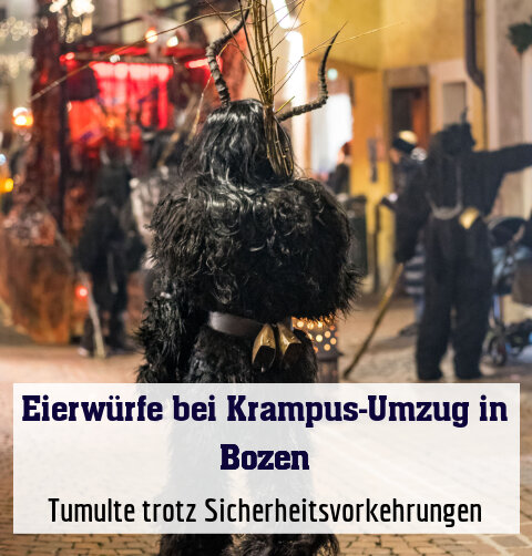 Tumulte trotz Sicherheitsvorkehrungen