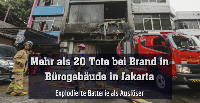 Explodierte Batterie als Auslöser
