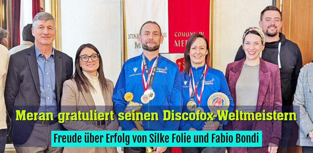 Freude über Erfolg von Silke Folie und Fabio Bondi