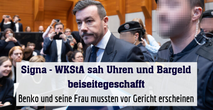 Benko und seine Frau mussten vor Gericht erscheinen