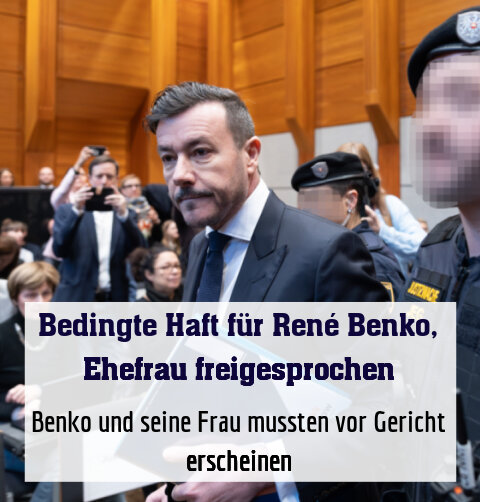 Benko und seine Frau mussten vor Gericht erscheinen