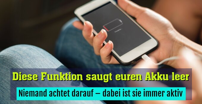 Niemand achtet darauf – dabei ist sie immer aktiv