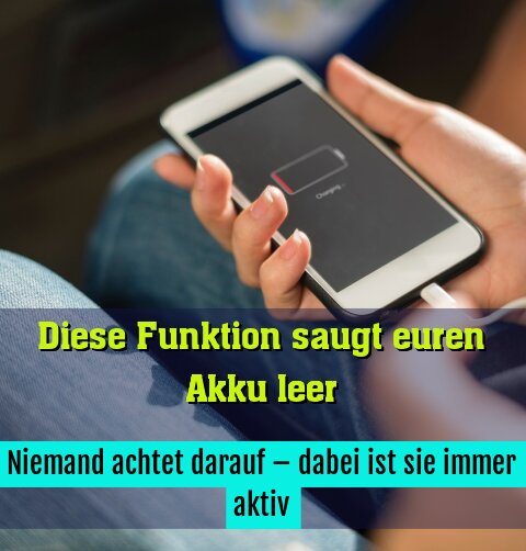 Niemand achtet darauf – dabei ist sie immer aktiv
