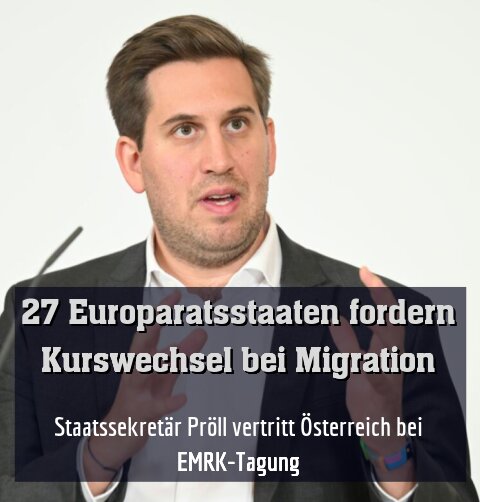 Staatssekretär Pröll vertritt Österreich bei EMRK-Tagung