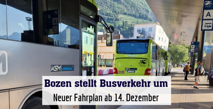 Neuer Fahrplan ab 14. Dezember