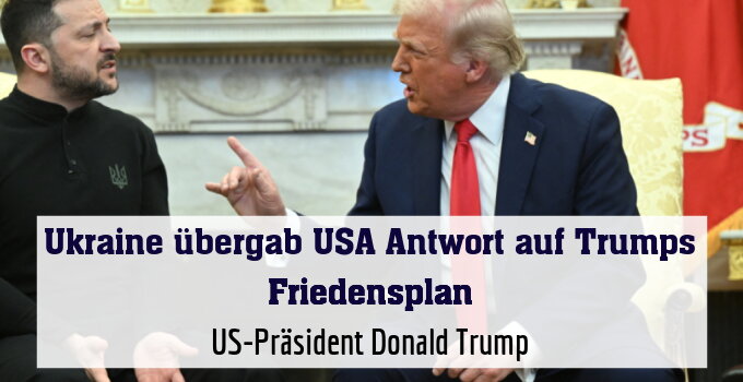 Ukrainischer Staatschef Selenskyj und US-Präsident Trump