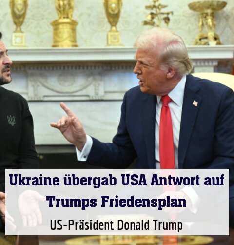 Ukrainischer Staatschef Selenskyj und US-Präsident Trump