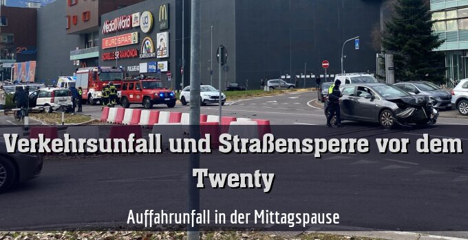 Auffahrunfall in der Mittagspause