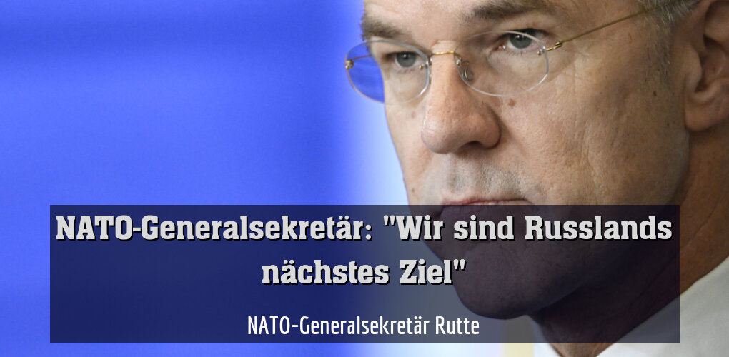 NATO-Generalsekretär Rutte