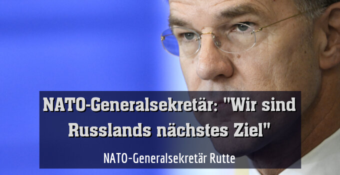 NATO-Generalsekretär Rutte