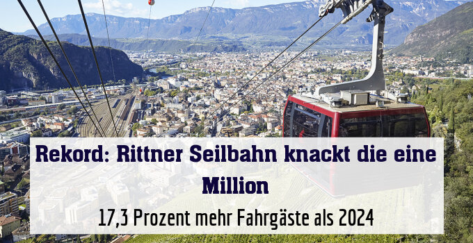 17,3 Prozent mehr Fahrgäste als 2024