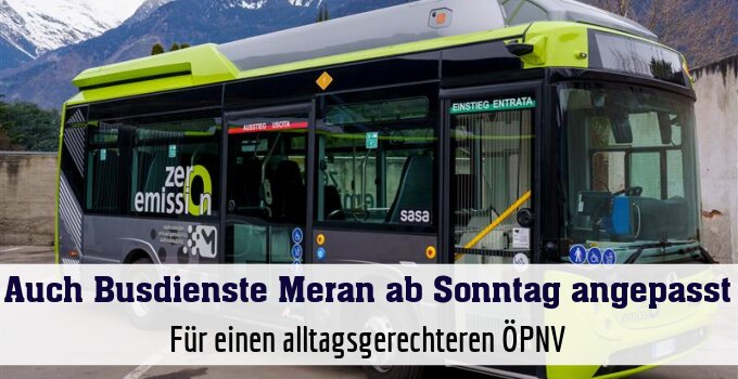 Für einen alltagsgerechteren ÖPNV