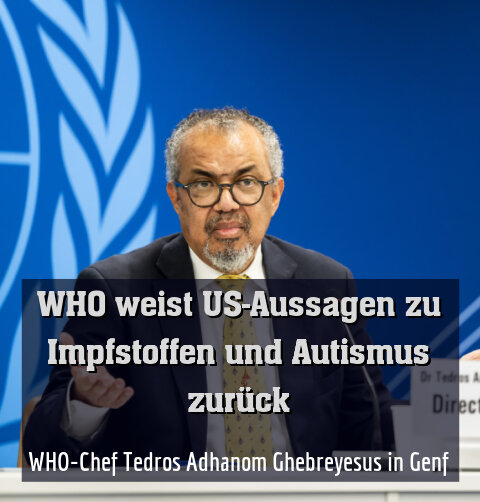 WHO-Chef Tedros Adhanom Ghebreyesus in Genf