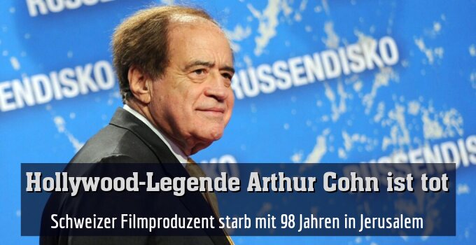 Schweizer Filmproduzent starb mit 98 Jahren in Jerusalem