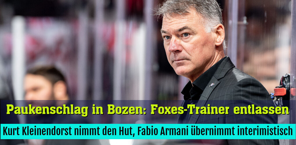 Kurt Kleinendorst nimmt den Hut, Fabio Armani übernimmt interimistisch