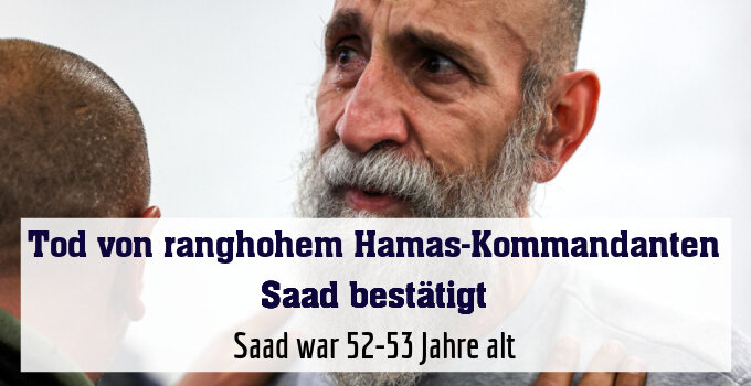 Saad war 52-53 Jahre alt