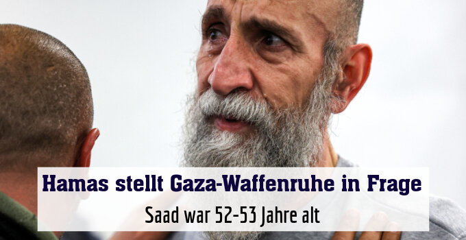 Saad war 52-53 Jahre alt