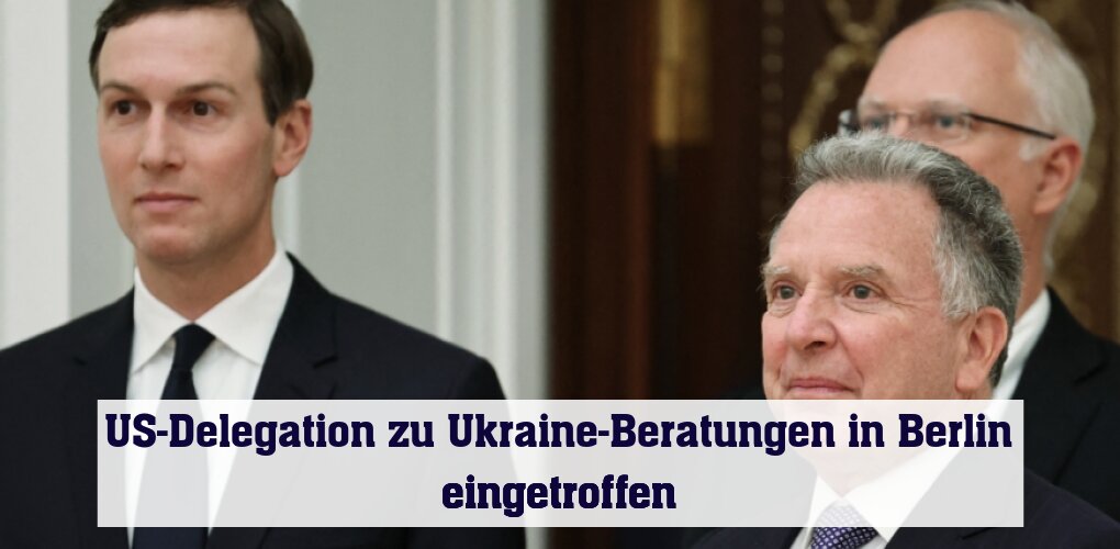 Jared Kushner und Steve Witkoff sind in Berlin angekommen (Archivbild)