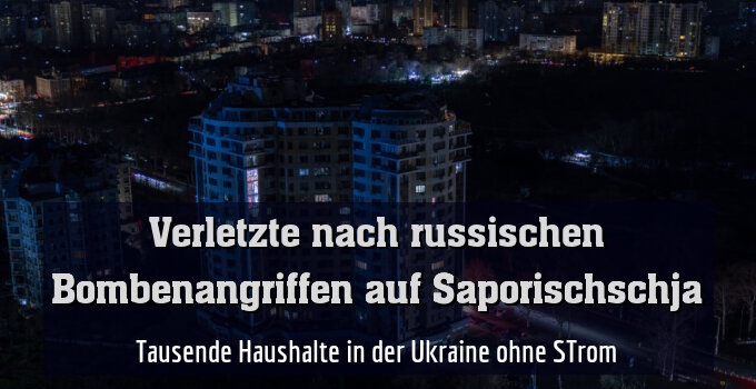 Tausende Haushalte in der Ukraine ohne STrom