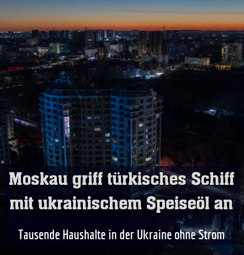 Tausende Haushalte in der Ukraine ohne Strom